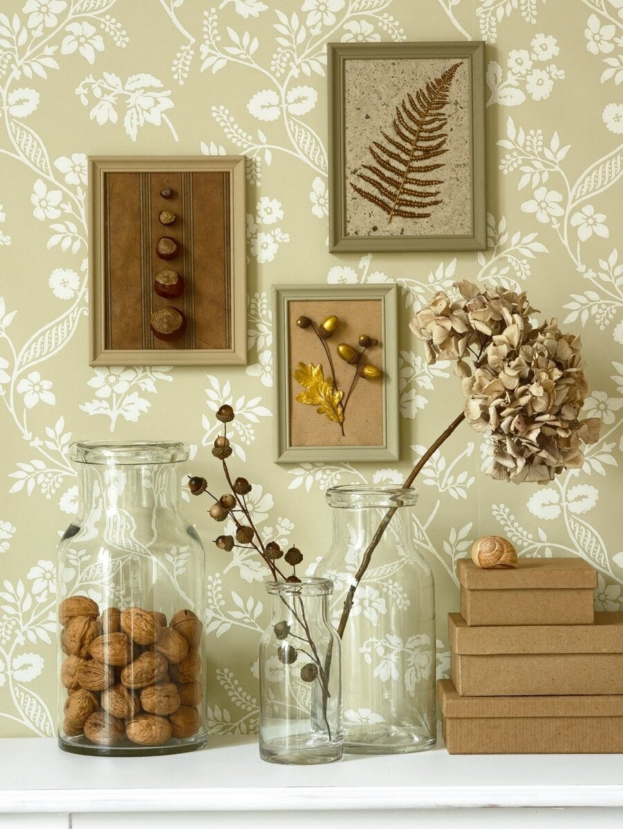 Декор из натуральных материалов