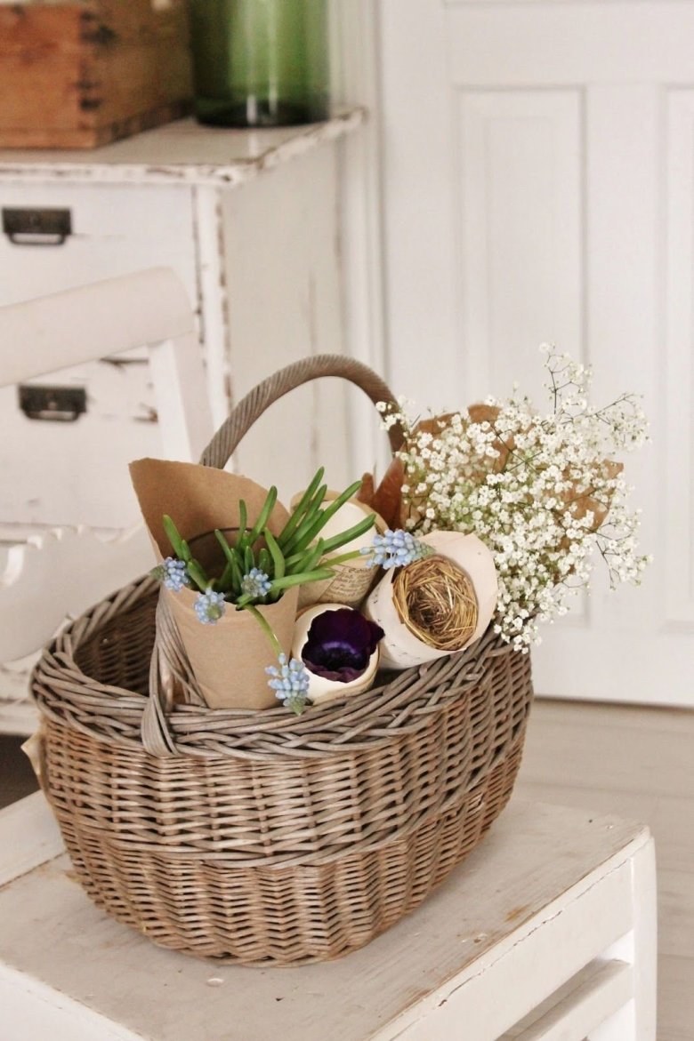 Декоративные корзинки для интерьера