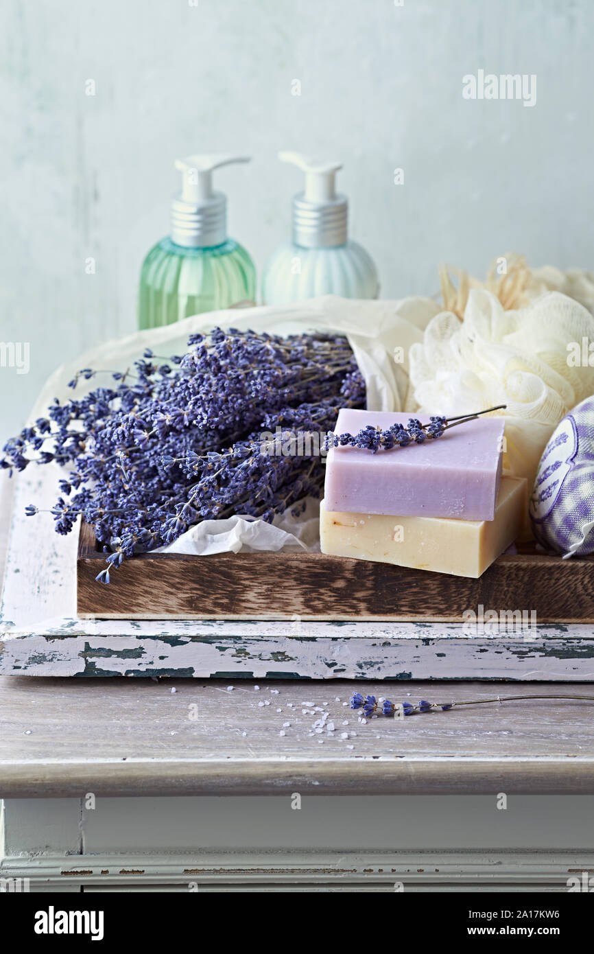 Сочетание серого и лаванды