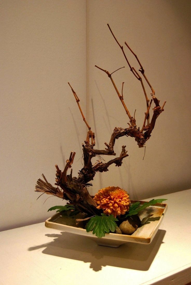 Икебана с розами