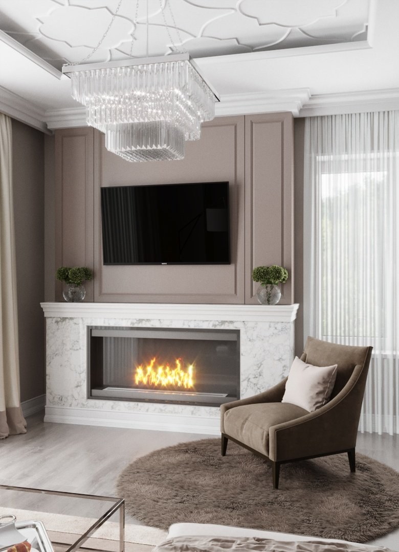 Электрический камин Неоклассика