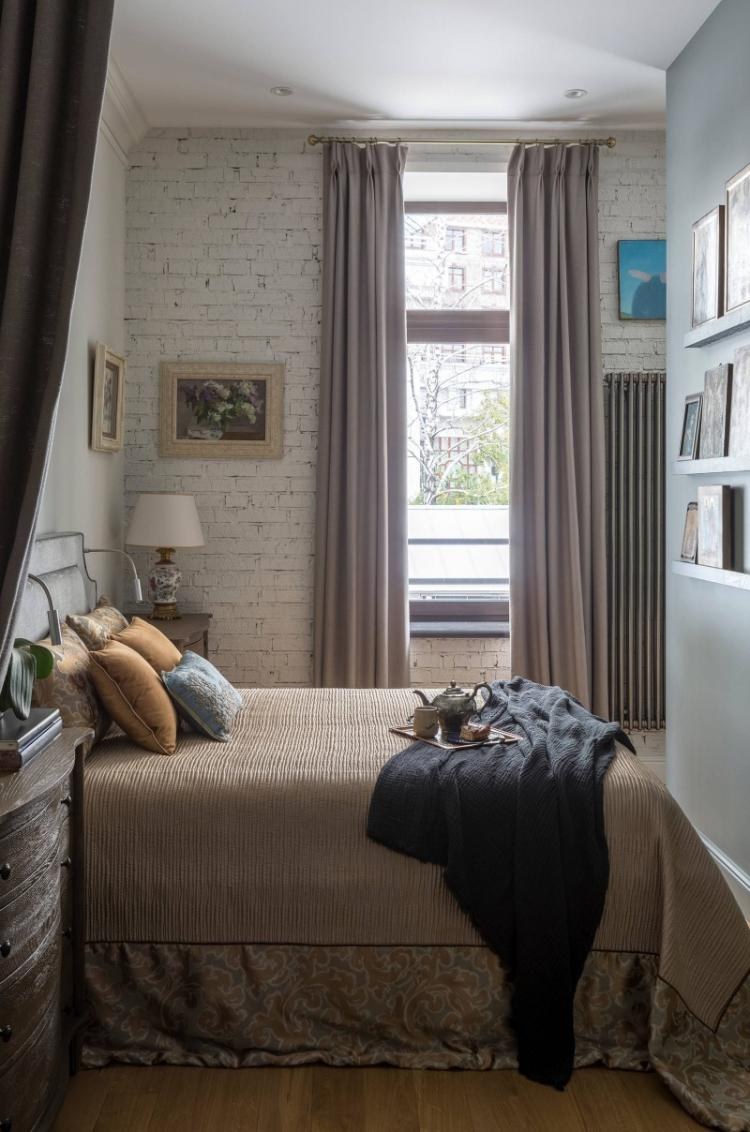 Шторы в узкую комнату