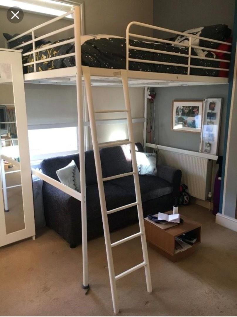 Кровать-чердак икеа ВИТВАЛ