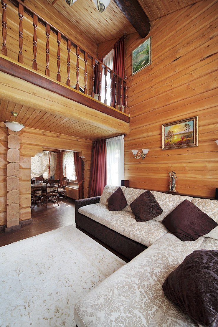 Интерьер в деревянном доме