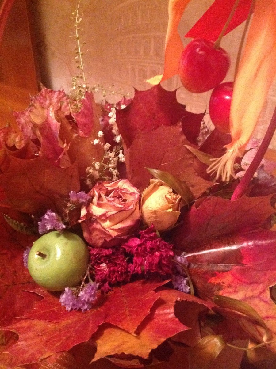 Экибана на осенний бал