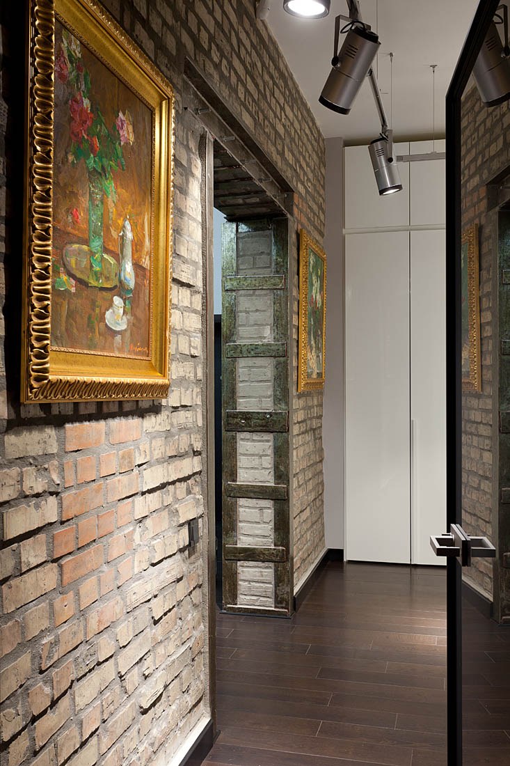 Коридор в стиле лофт
