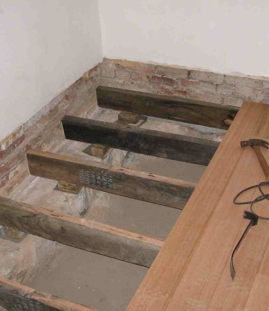 Пол на лаги в деревянном доме