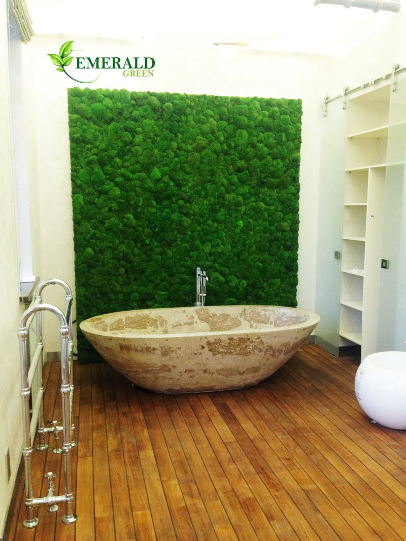 Искусственное Озеленение в ванной