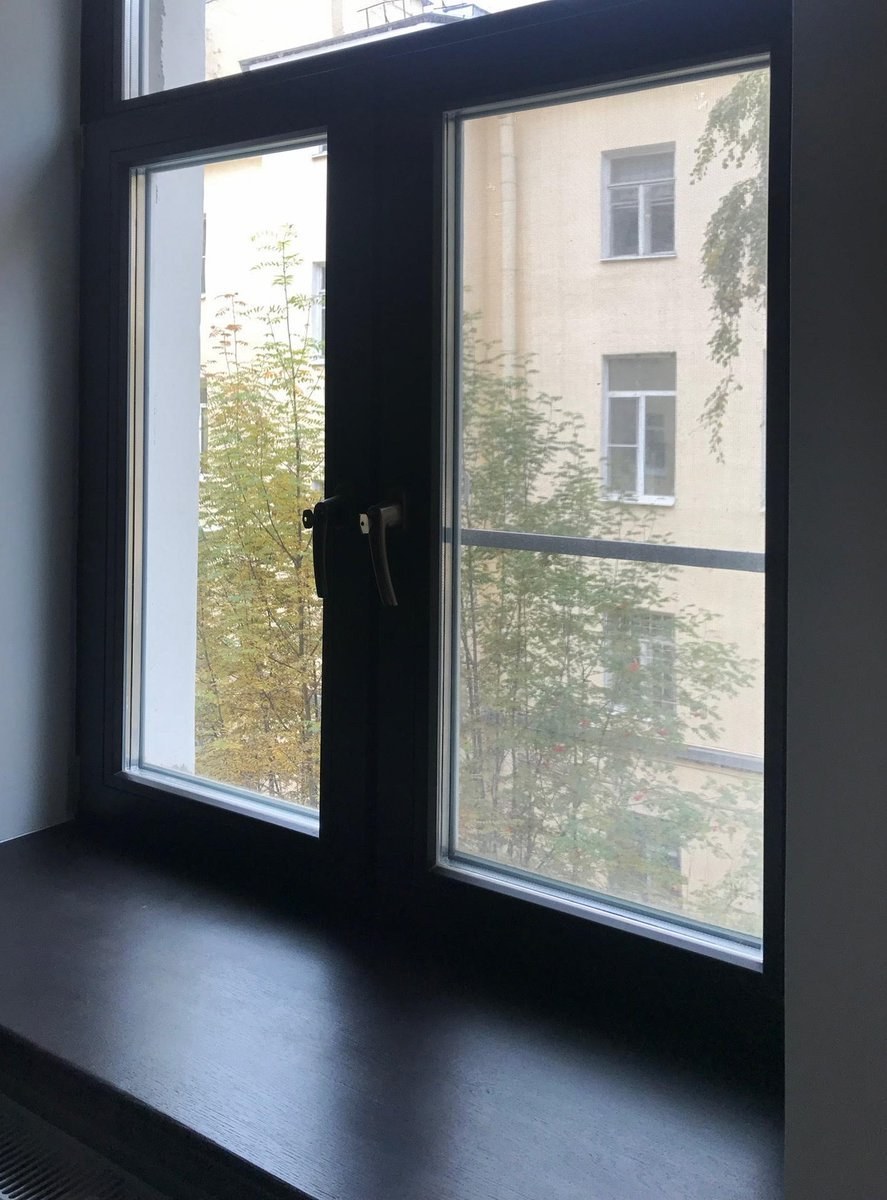 Окна Рехау цвет антрацит