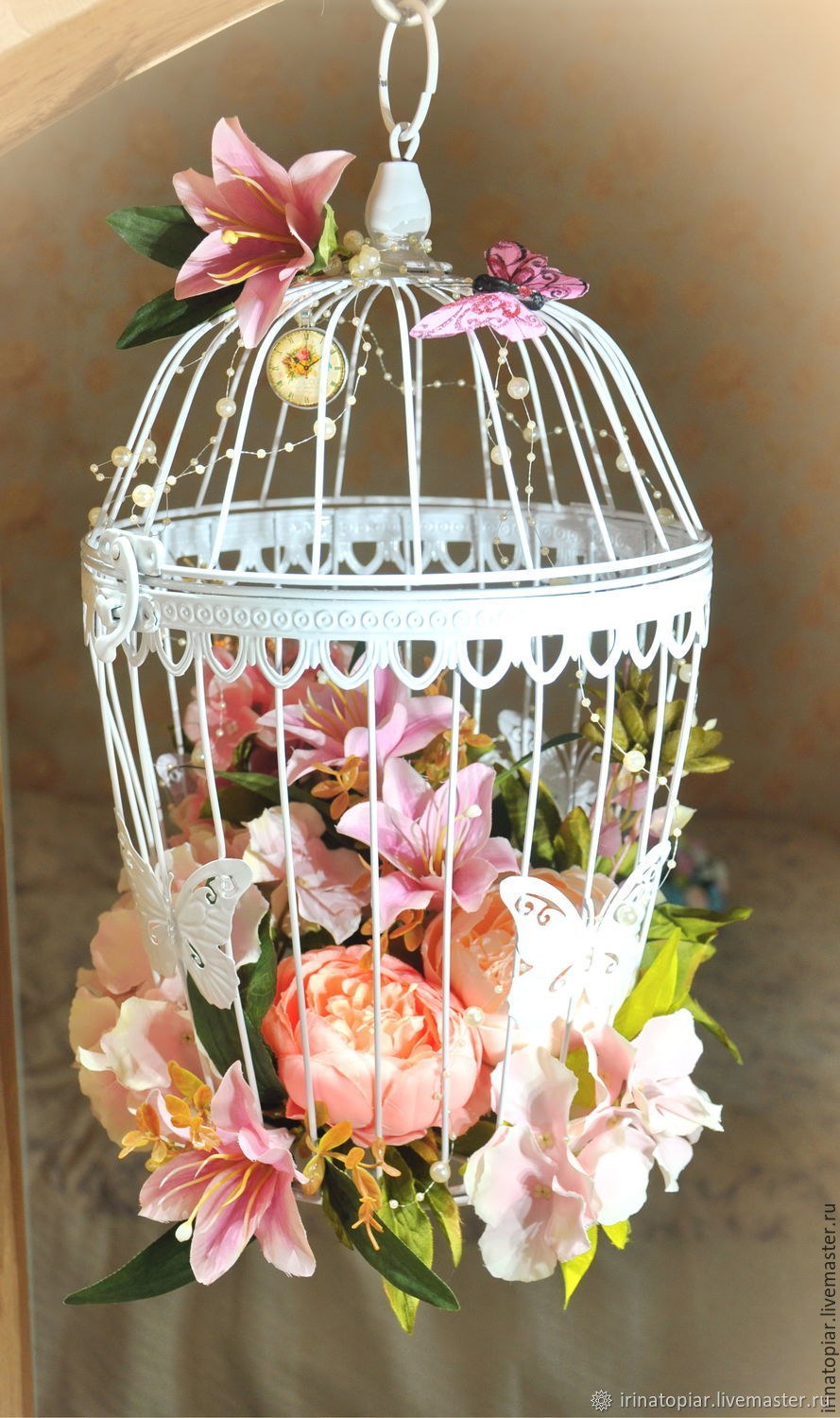 Декоративная клетка шебби Шик