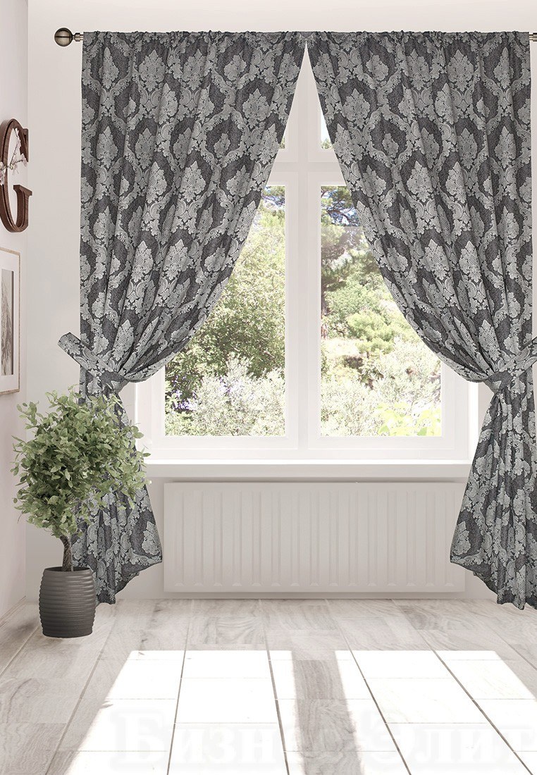 Салатовые шторы на кухню