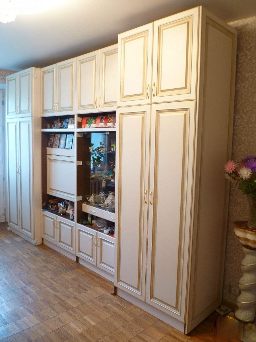 Советская стенка Вега перекраска