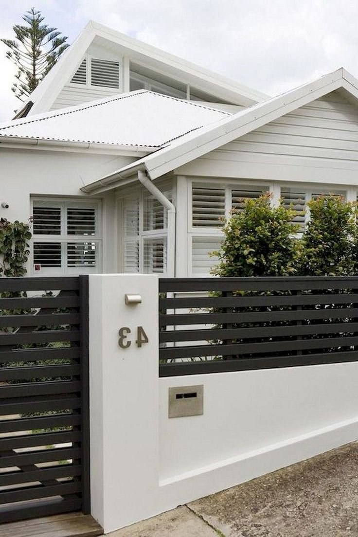 Стильный современный забор