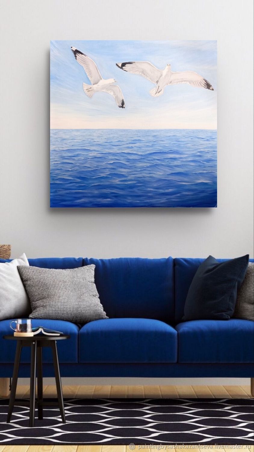 Морские картины в интерьере