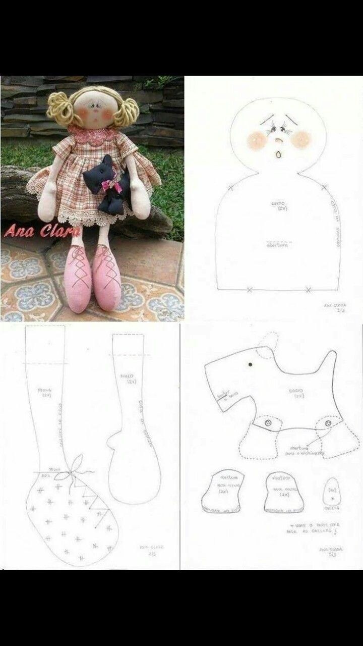 Интерьерные текстильные игрушки выкройки
