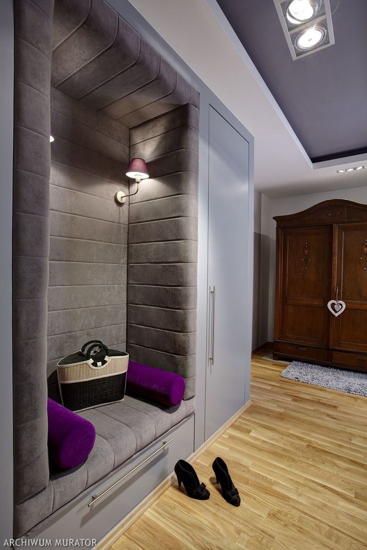 Мягкие стеновые панели в прихожей