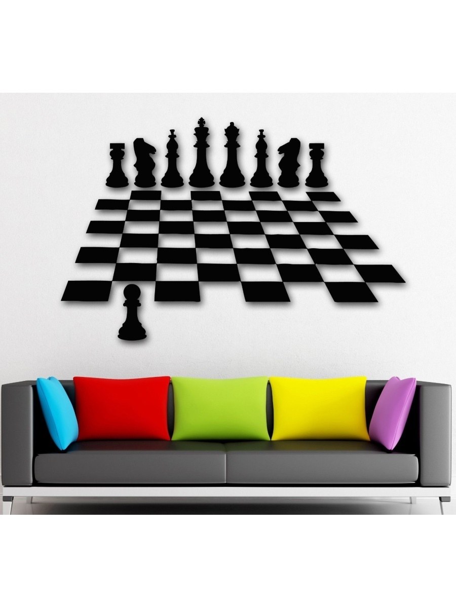 Шахматные фигуры на стену