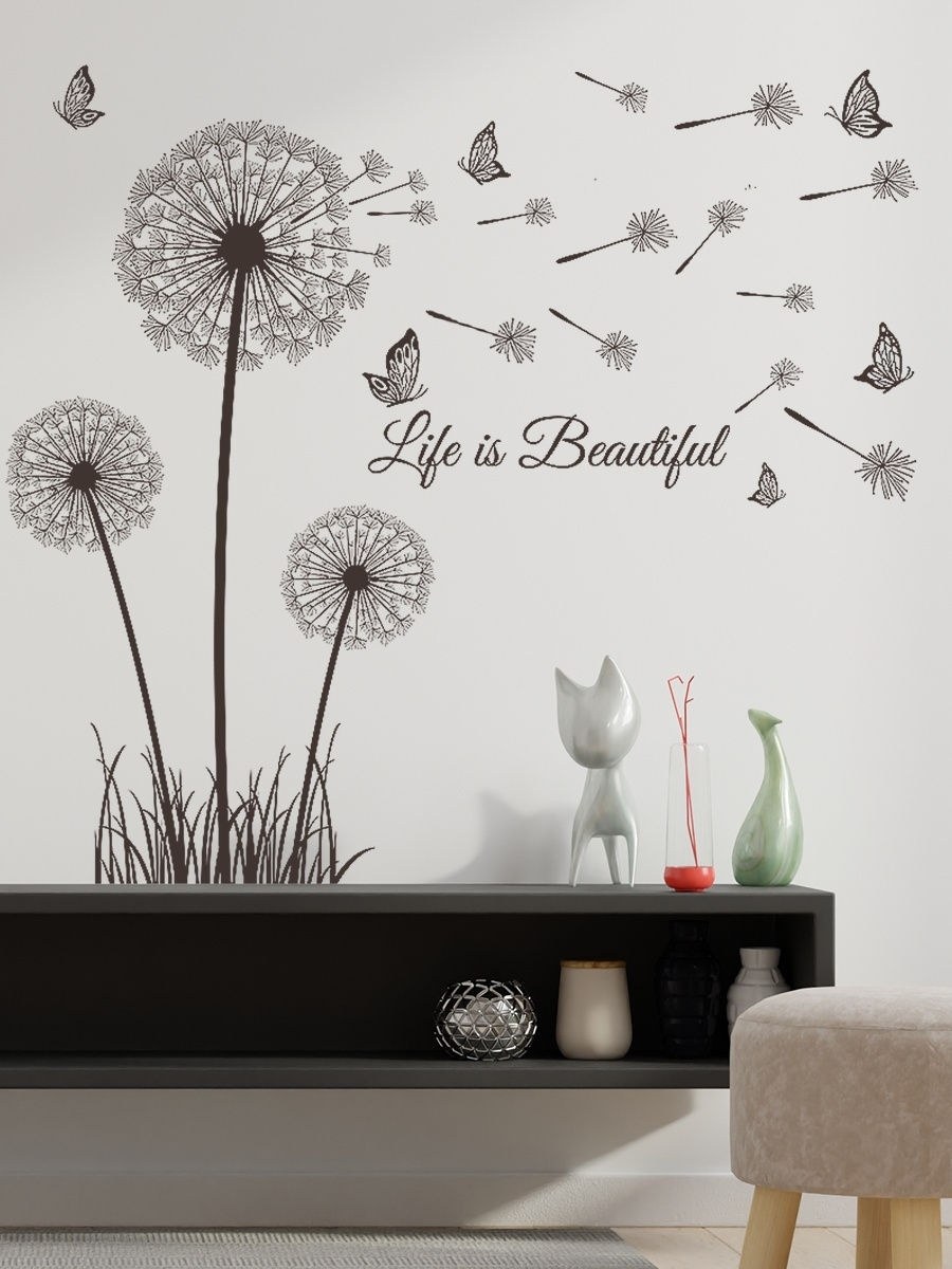 Интерьерная наклейка на стену