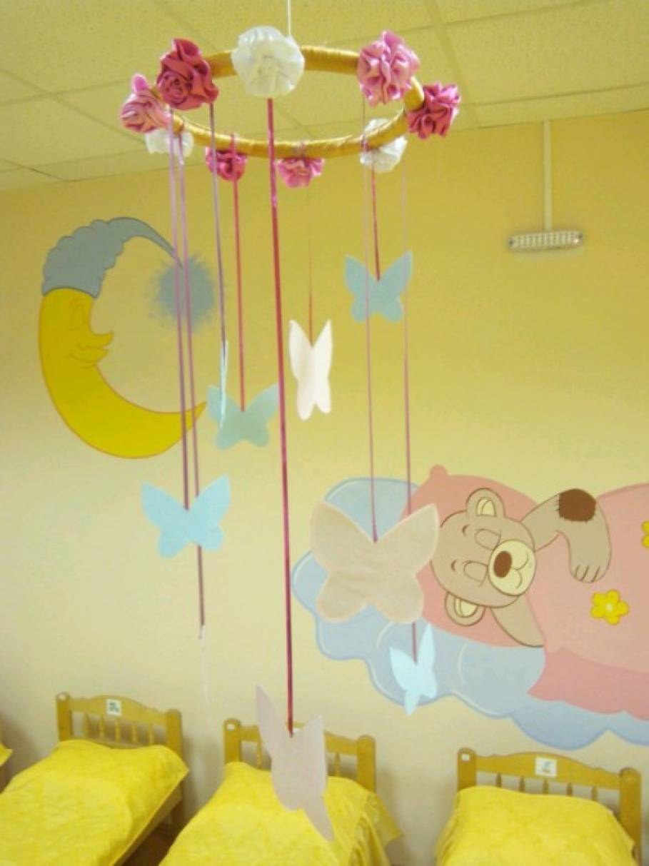 Украшения на потолок в спальню в детском саду