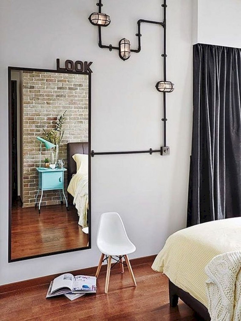 Наружная проводка лофт в интерьере