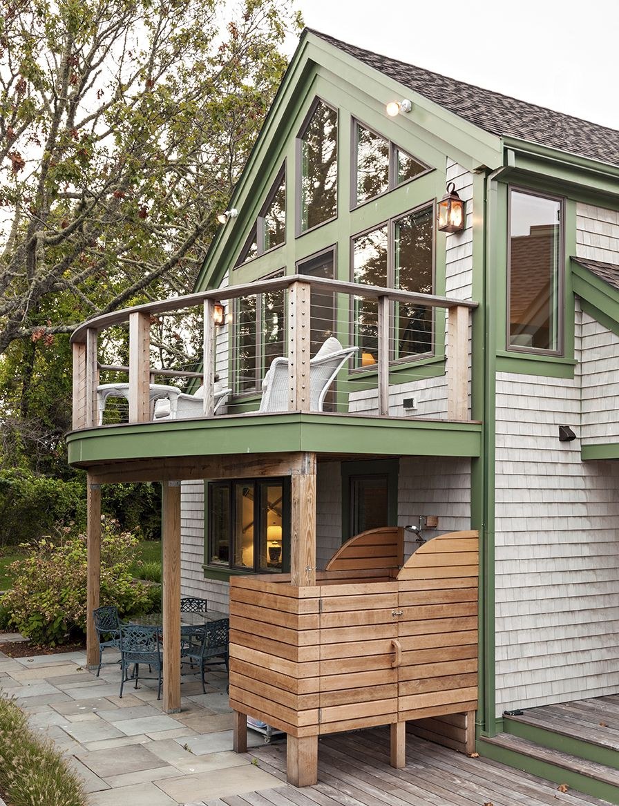 Веранда с балконом