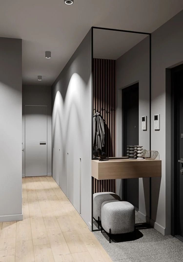 Дизайнерский интерьер прихожей