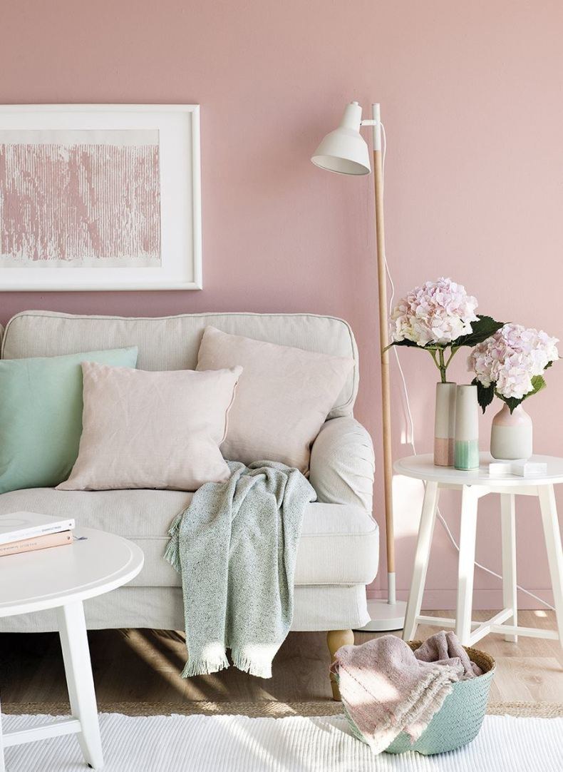 Пастельные цвета стен