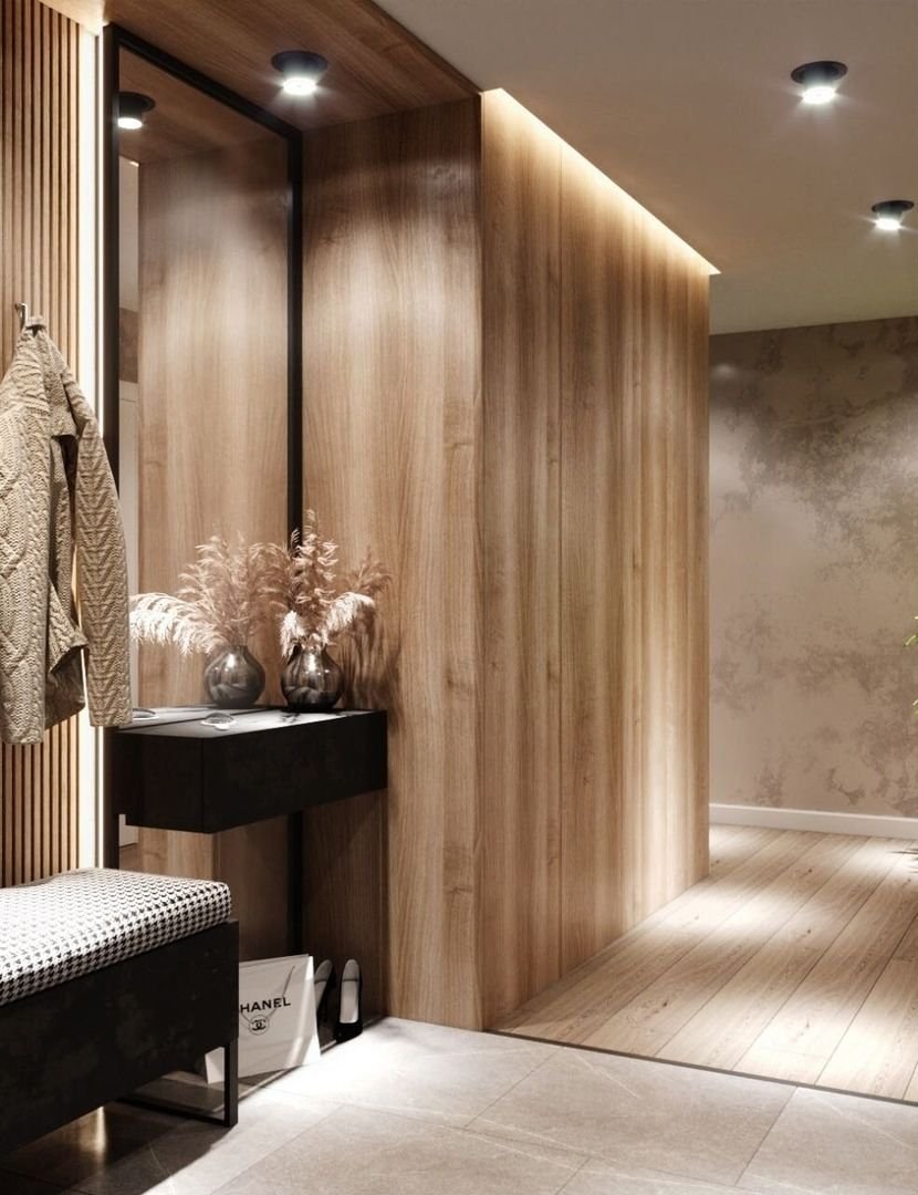 Дизайнерский интерьер прихожей