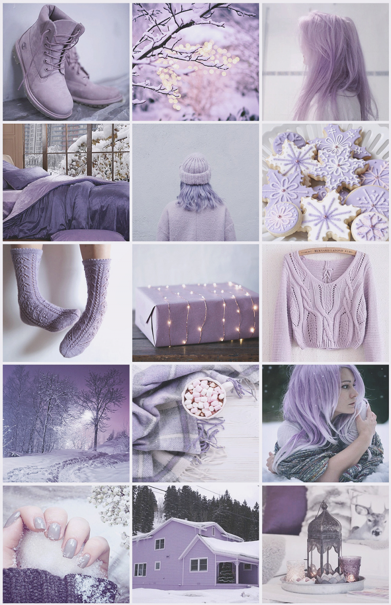 Эстетика сиреневого цвета