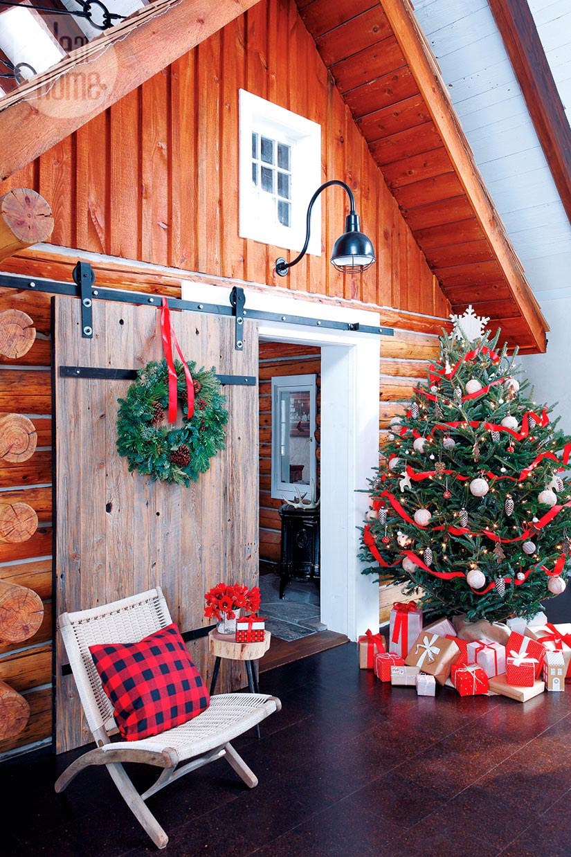 Украшение дома к новому году