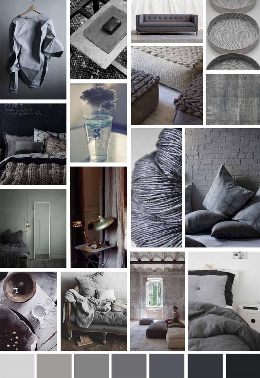 Коллаж интерьера