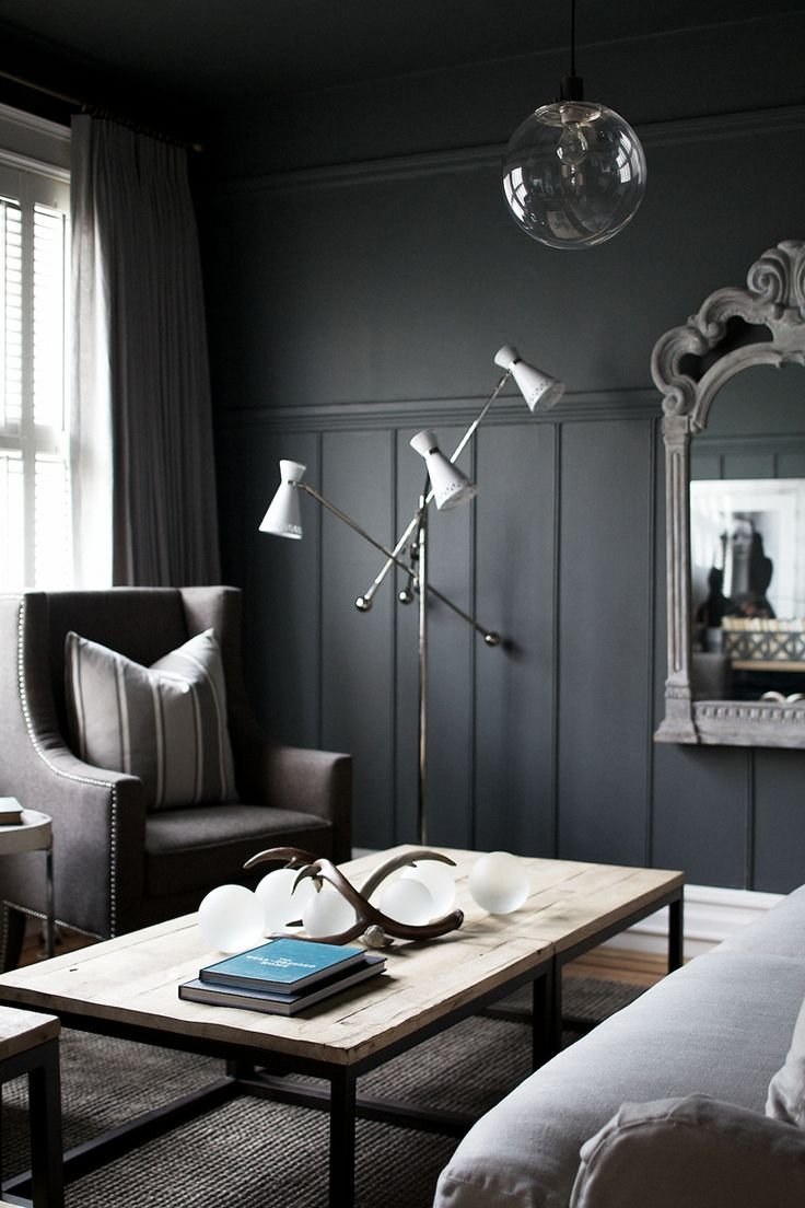 Серый цвет в интерьере