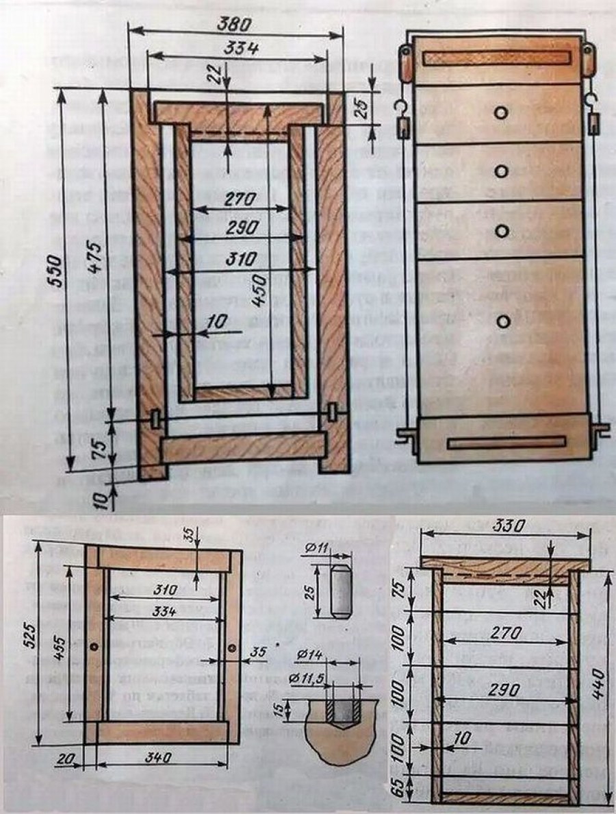 Улей своими руками для пчел