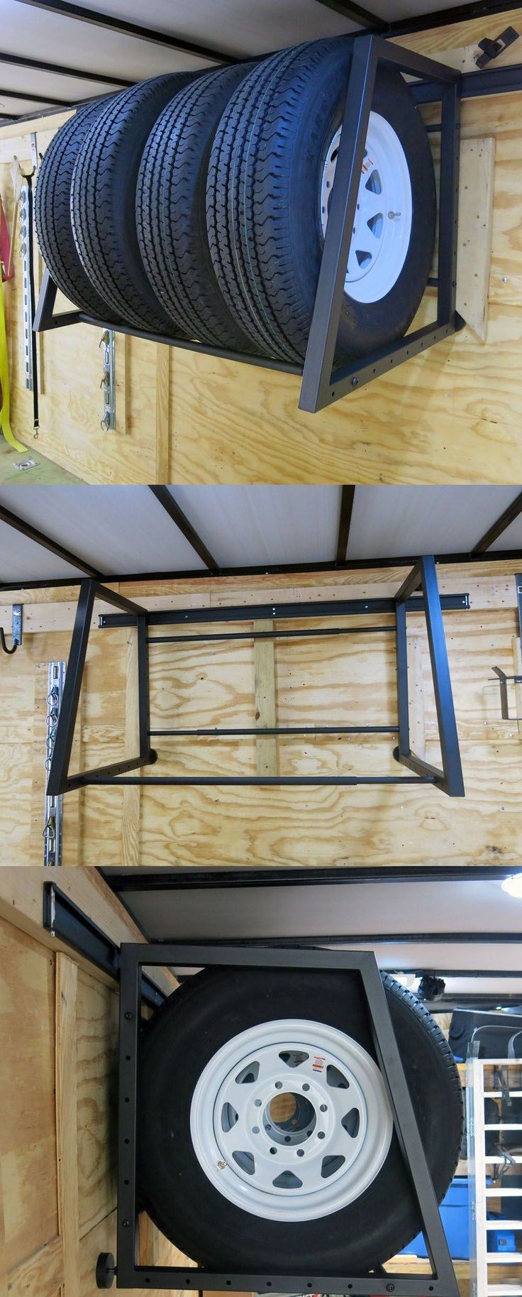 Стеллаж для колес вертикальный стандарт (ширина шин до 255мм)