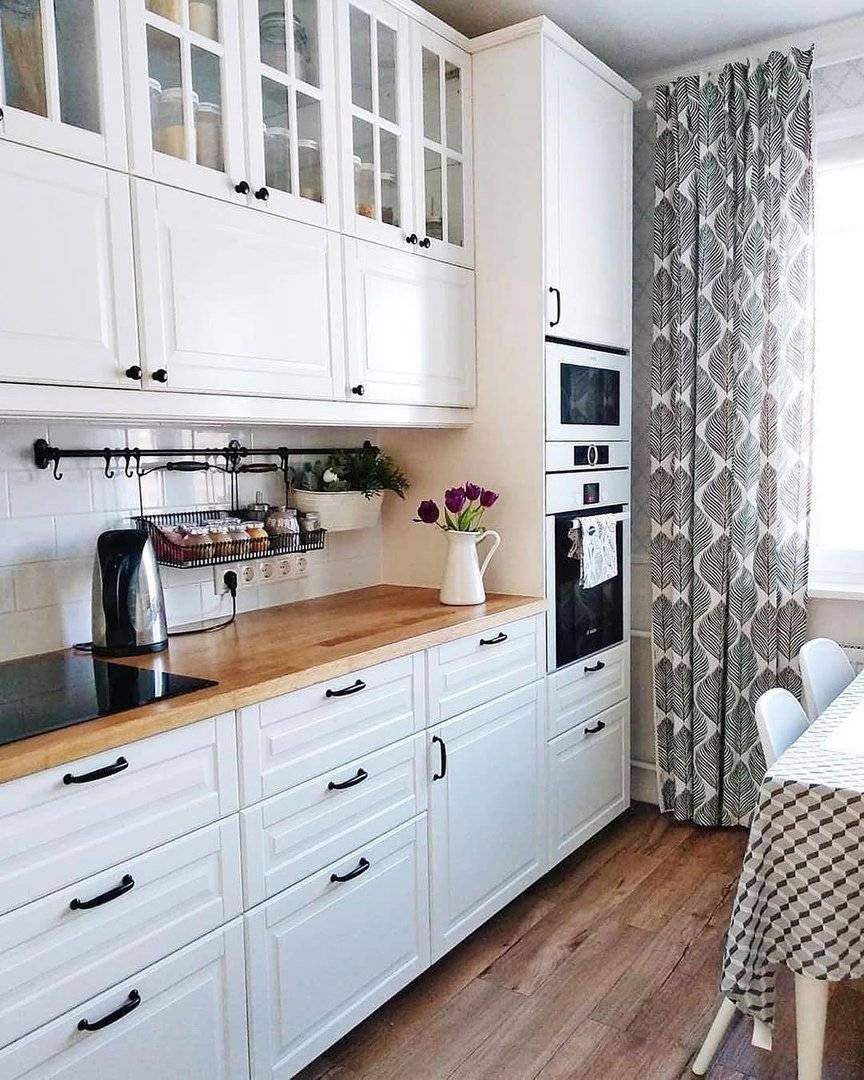 Кухня икеа Будбин белая