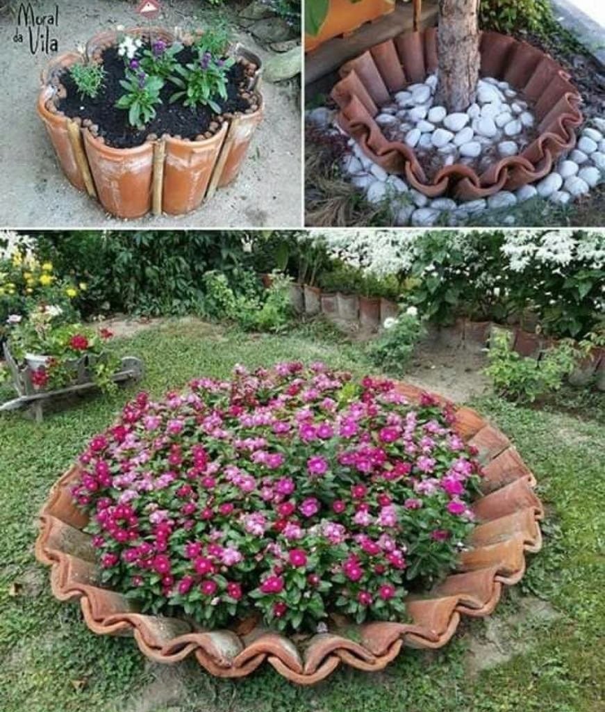 Украсить клумбу