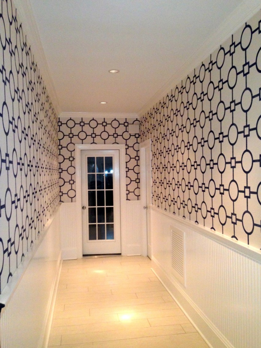 Обои на стену в коридор