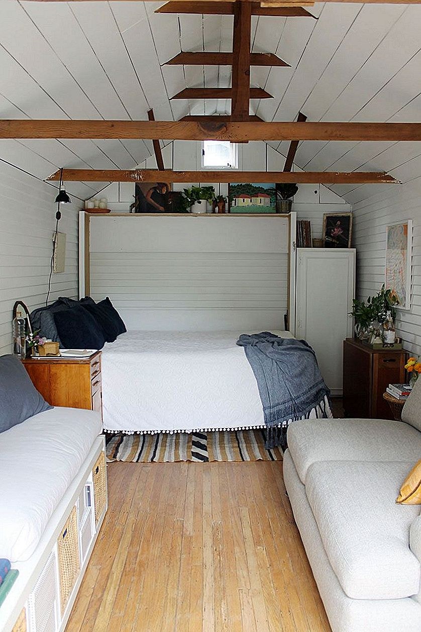 Гараж оборудованный под жилье