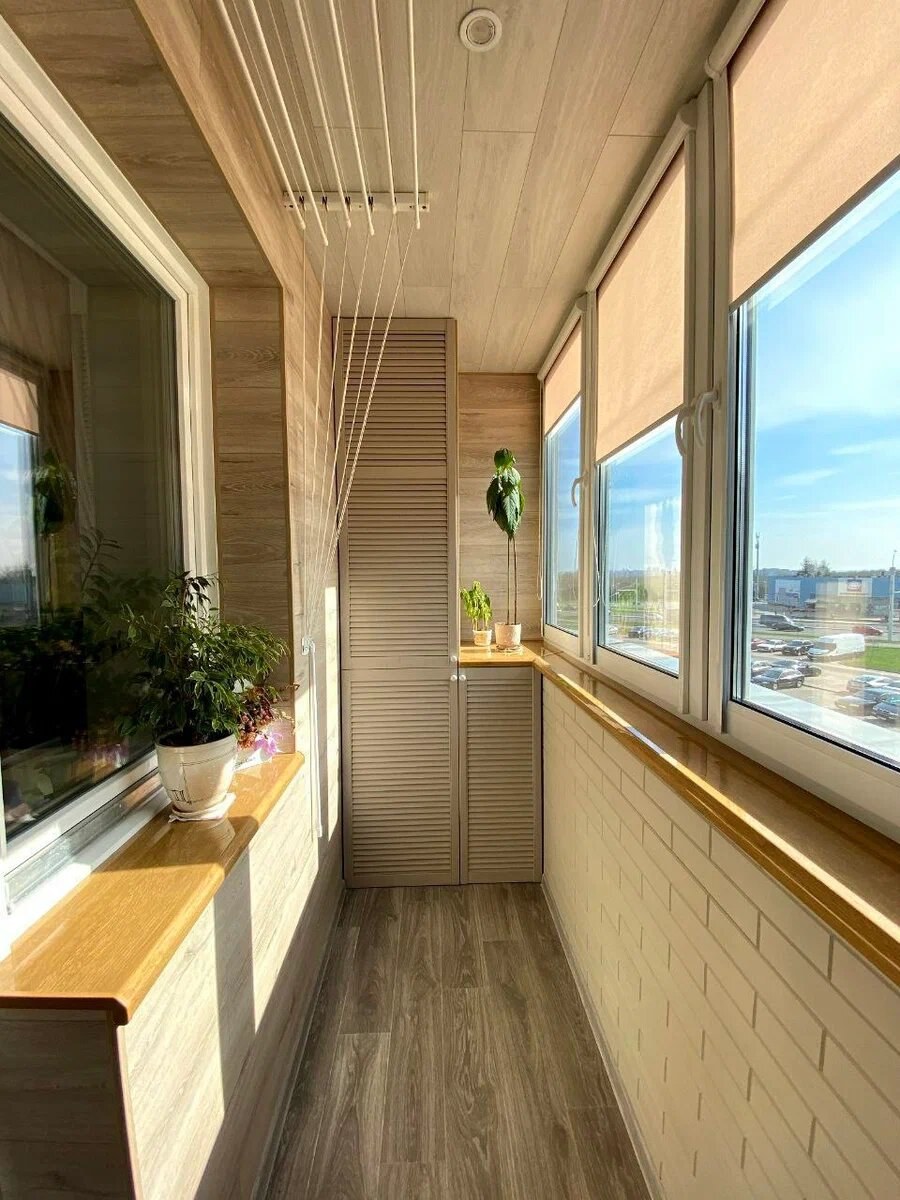 Интерьер балкона