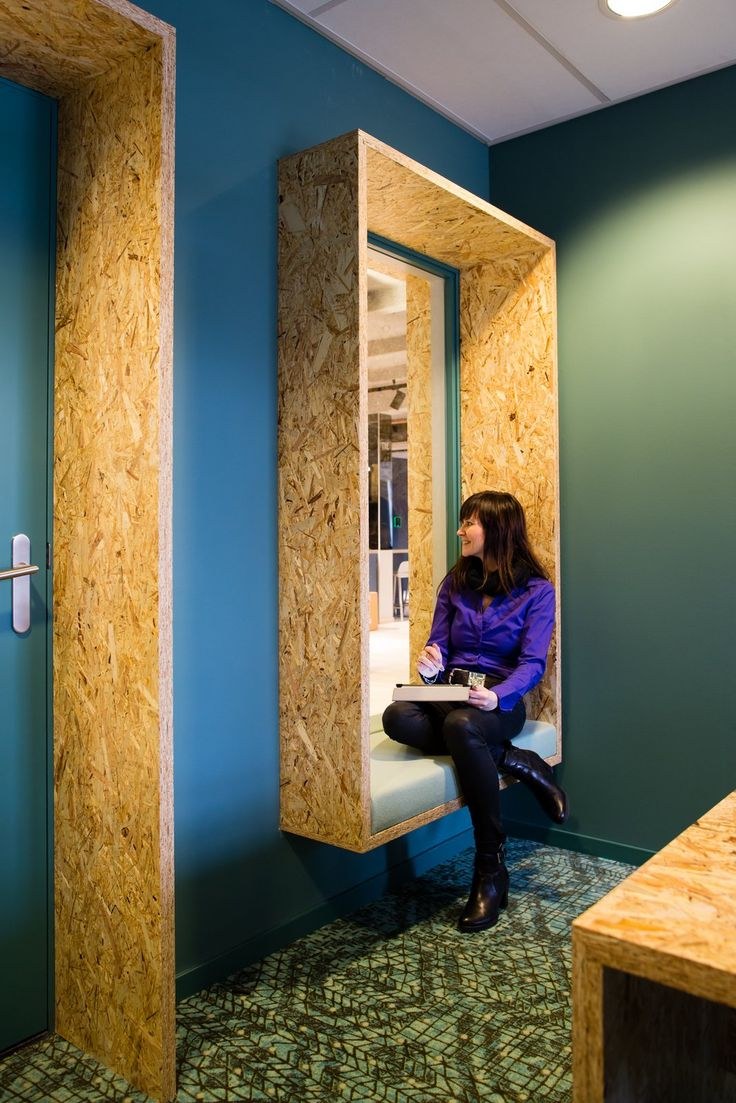 Крашенный ОСП В интерьере