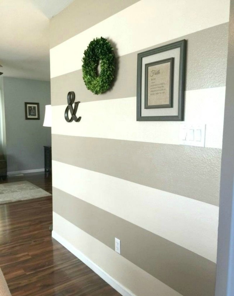 Окрашенные стены в интерьере