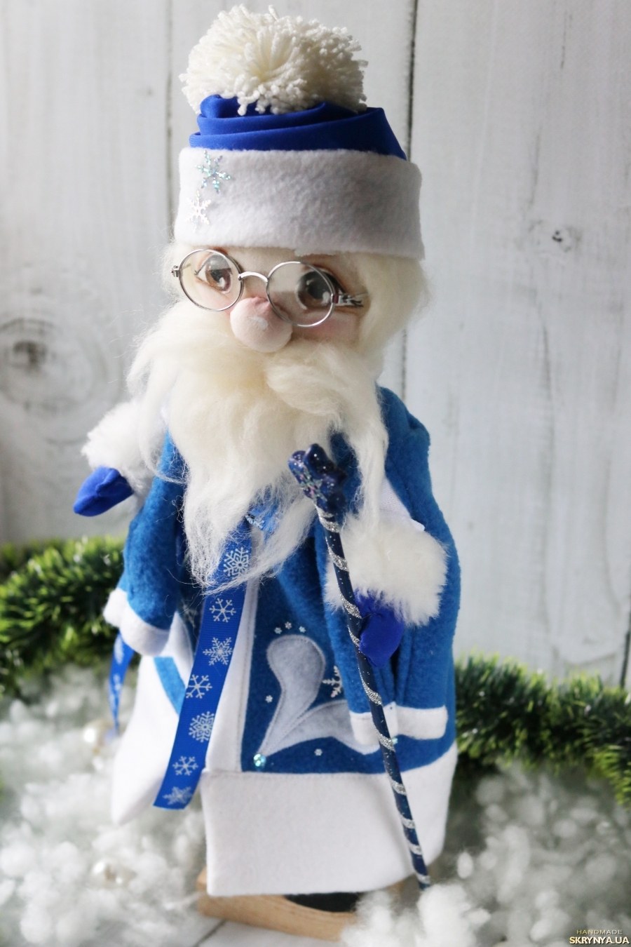 Интерьерная кукла дед Мороз