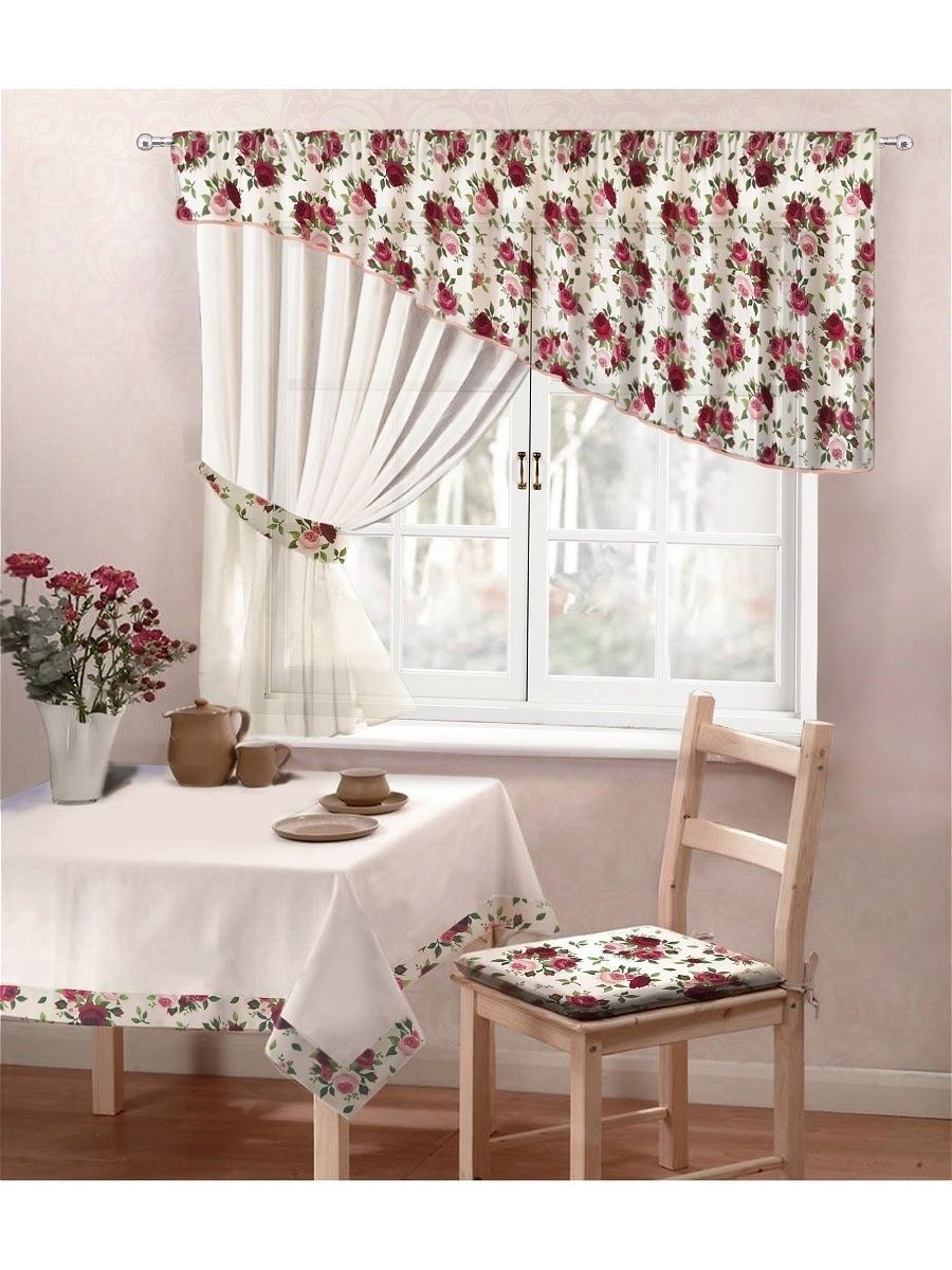 Шторы для кухни Нивасан Ромео