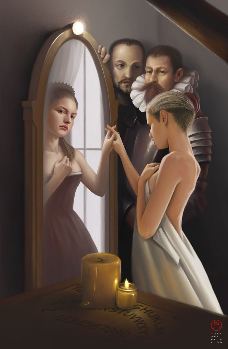 («Отражение в зеркале», 1840