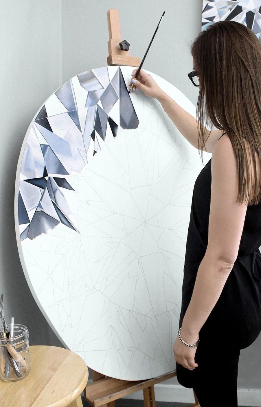 Разрисованное зеркало