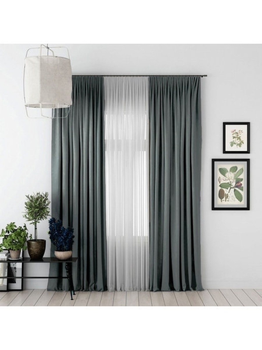 Тюль канвас в интерьере (63 фото)