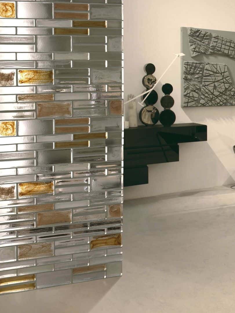 Стеклянный кирпич в интерьере