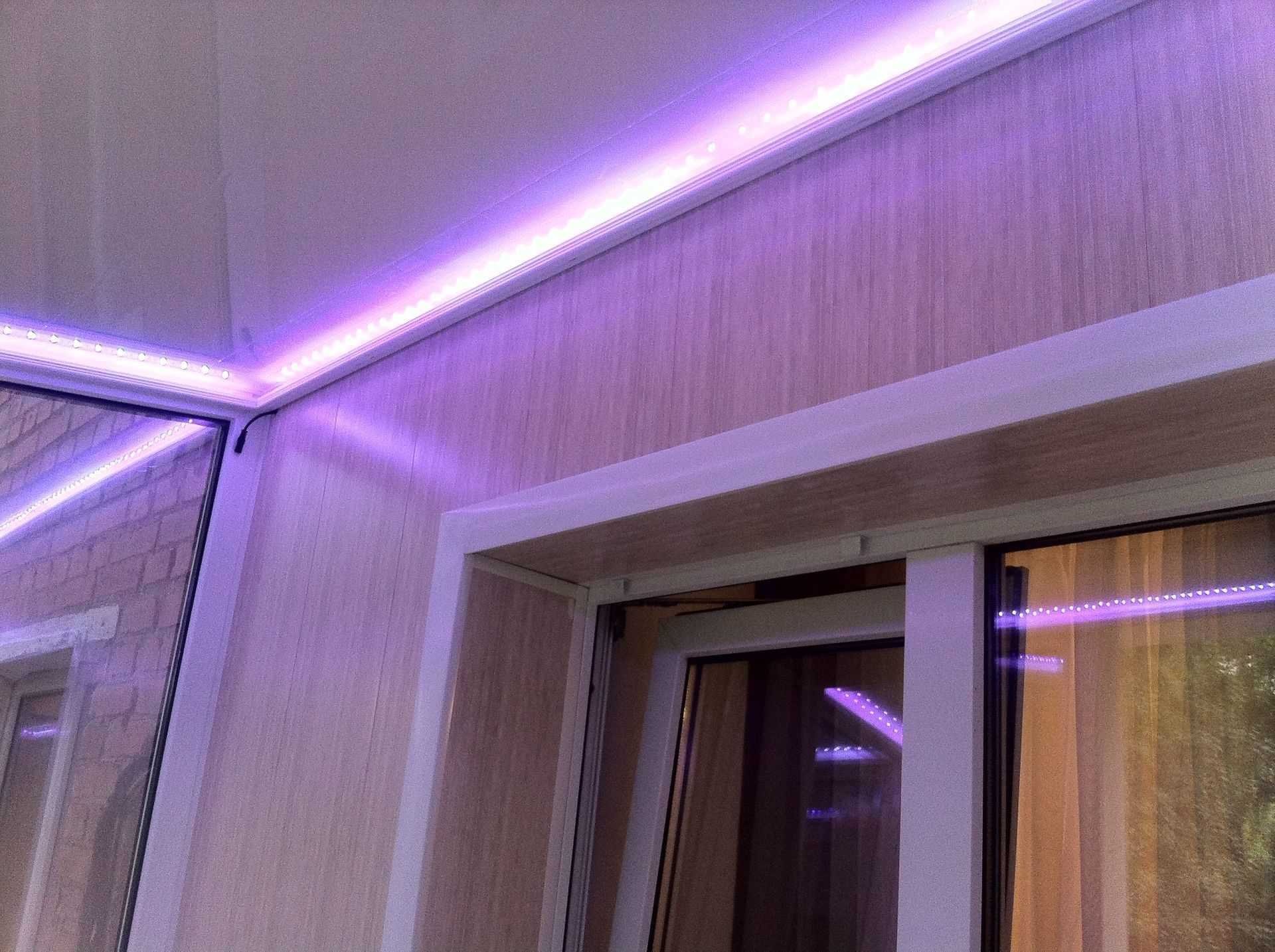 Балкон с подсветкой (60 фото) - красивые картинки и HD фото