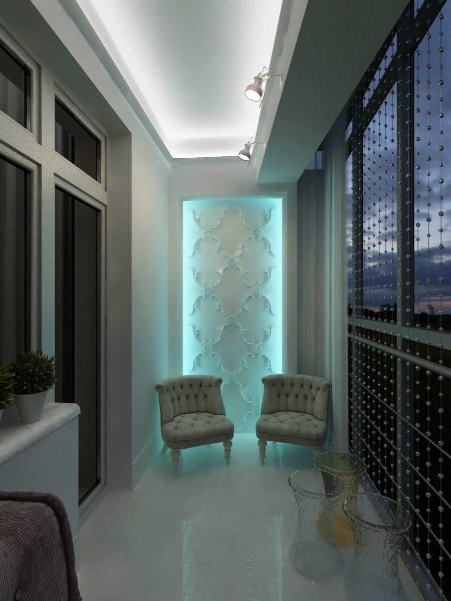 Освещение на лоджии