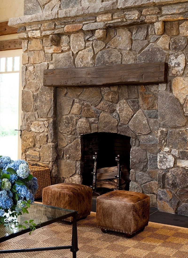 Камин облицовка камнем плитняк